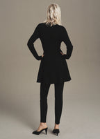 Ribbed Knitted A Line Dress