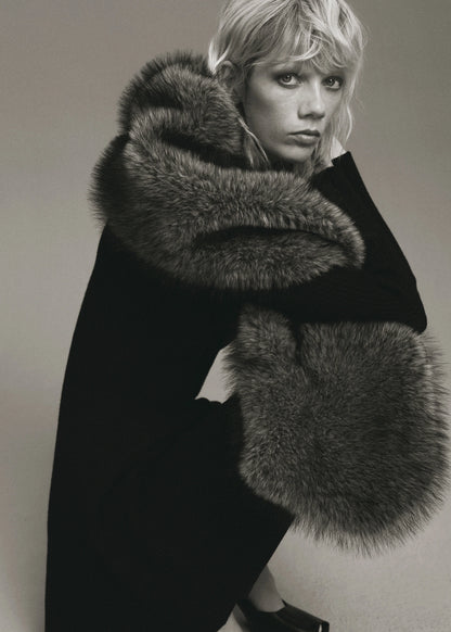 Ribbed Knitted A Line Dress