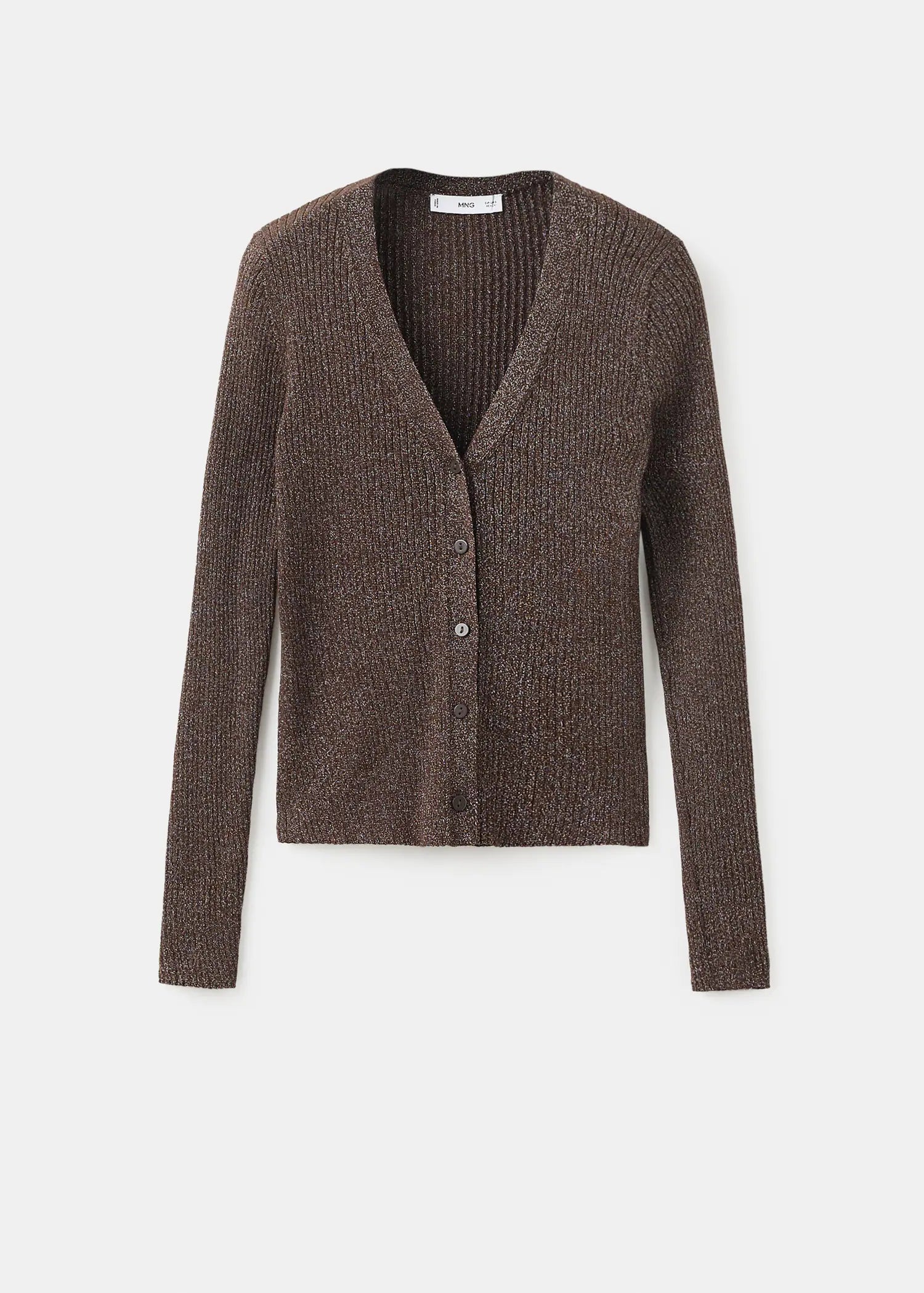 Ribbed Knitted Cardigan