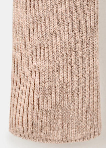 Ribbed Knitted Polo Neck Playsuit