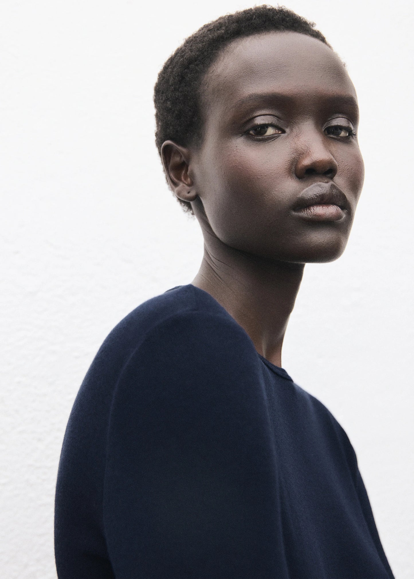 Ribbed Long Sleeved T Shirt