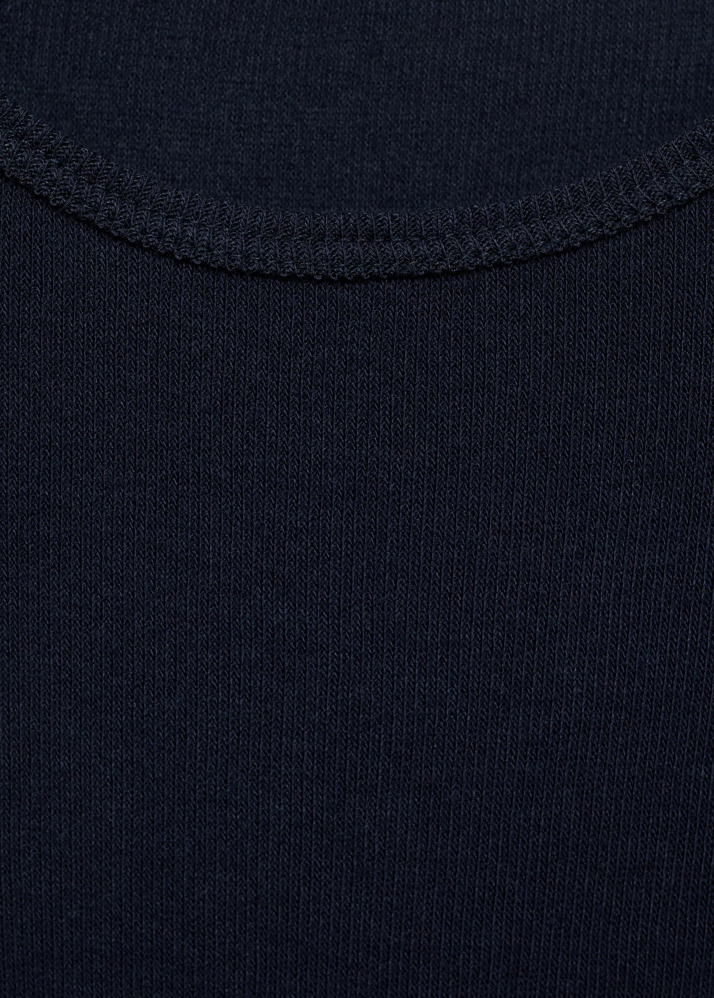 Ribbed Long Sleeved T Shirt