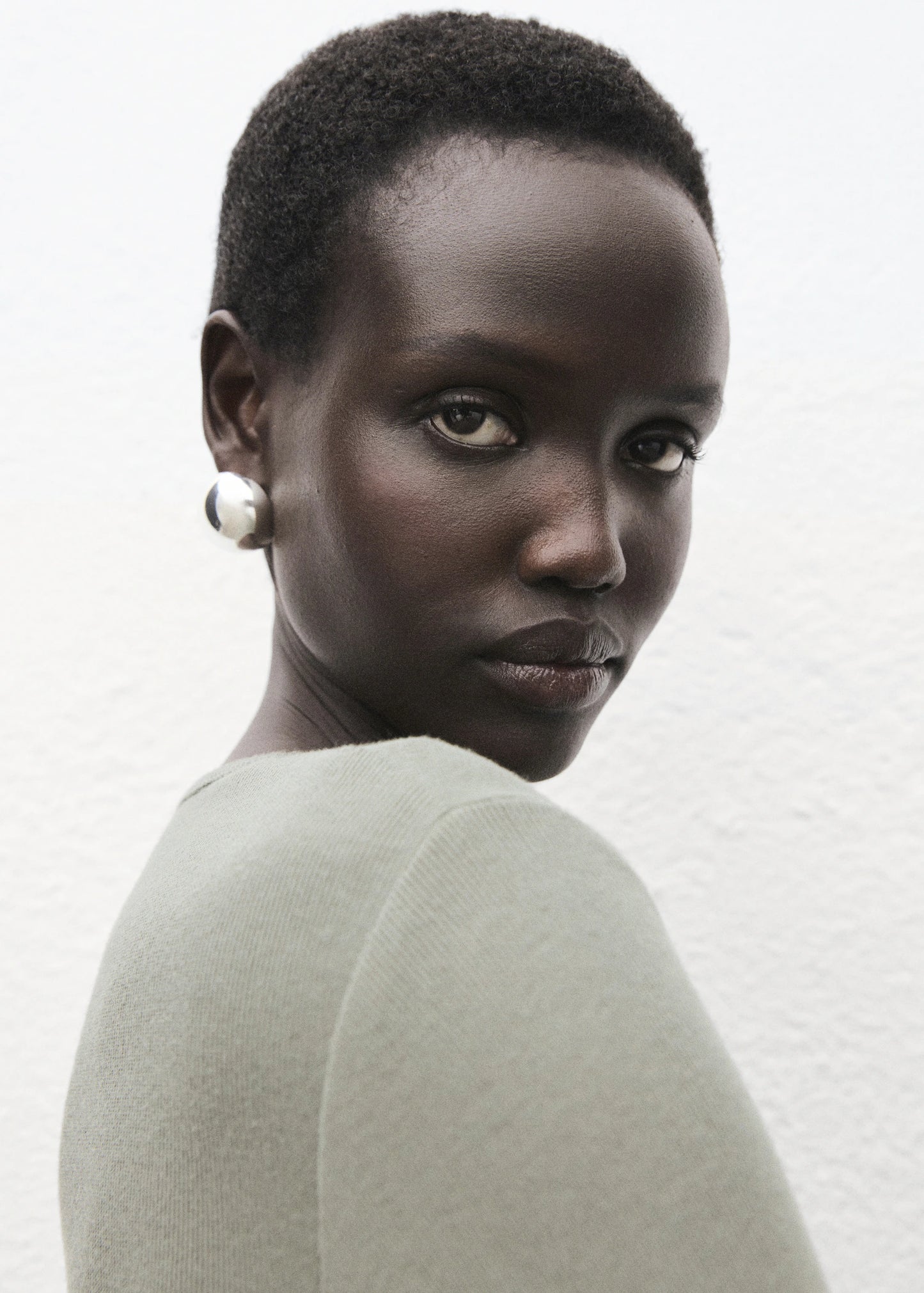 Ribbed Long Sleeved T Shirt