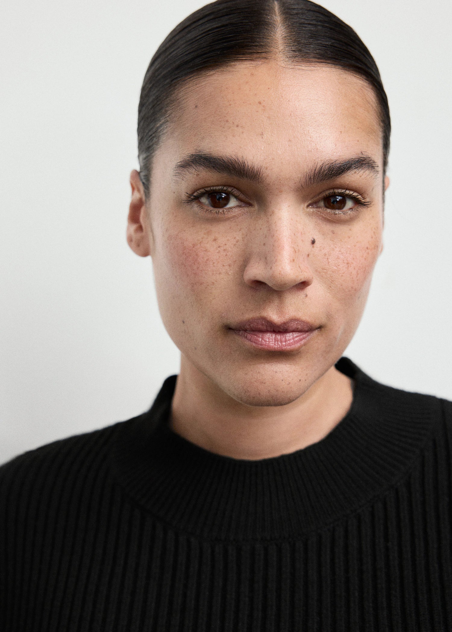 Ribbed Peplum Sweater