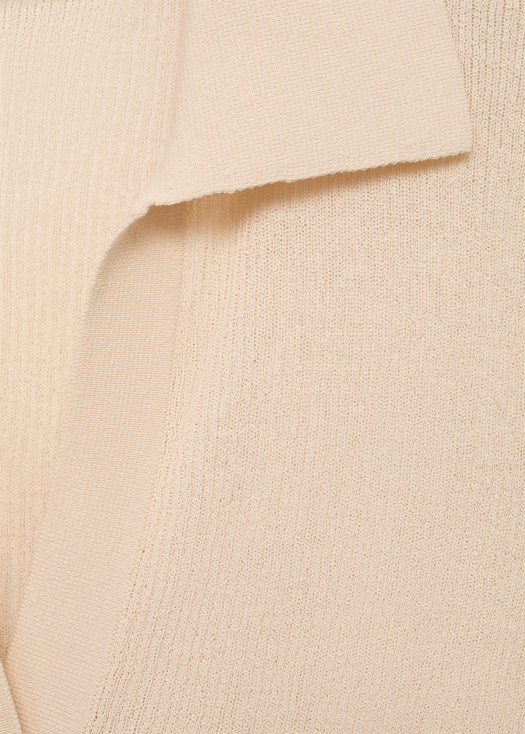 Ribbed Polo Neck Sweater