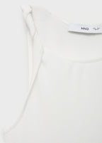 Ribbed Top With Asymmetrical Straps