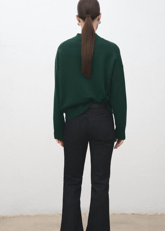 Ribbed Turtleneck Sweater
