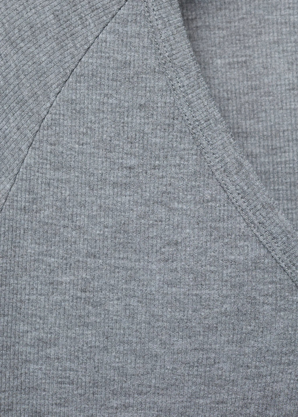 Ribbed Knit Nightdress With Buttons