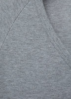 Ribbed Knit Nightdress With Buttons