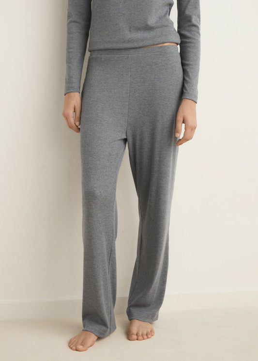 Ribbed Knit Pyjama Trousers