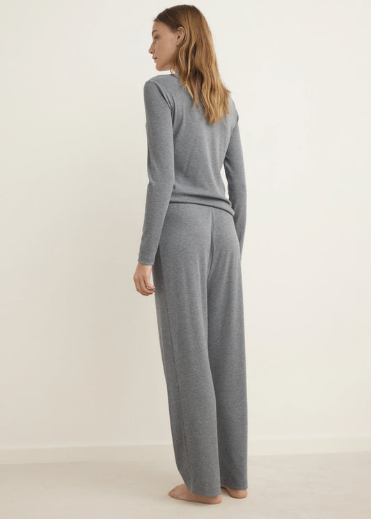 Ribbed Knit Pyjama Trousers