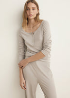 Ribbed Knit Pyjama Trousers