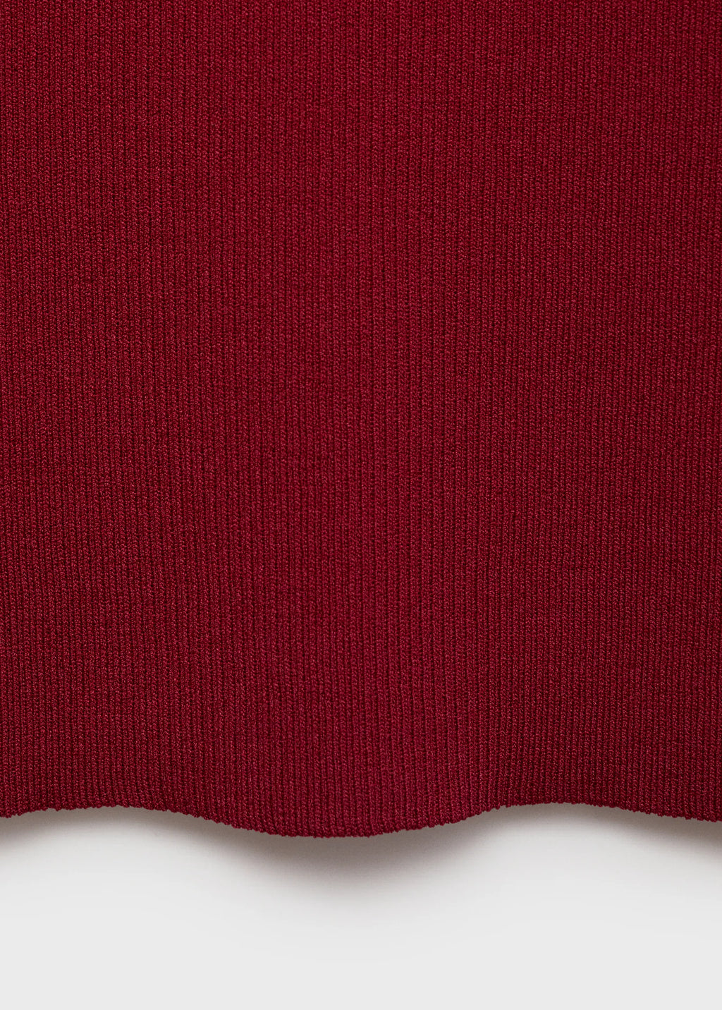 Ribbed Knit Short Sleeved Sweater