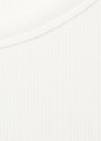 Rib Knit Round Neck T Shirt