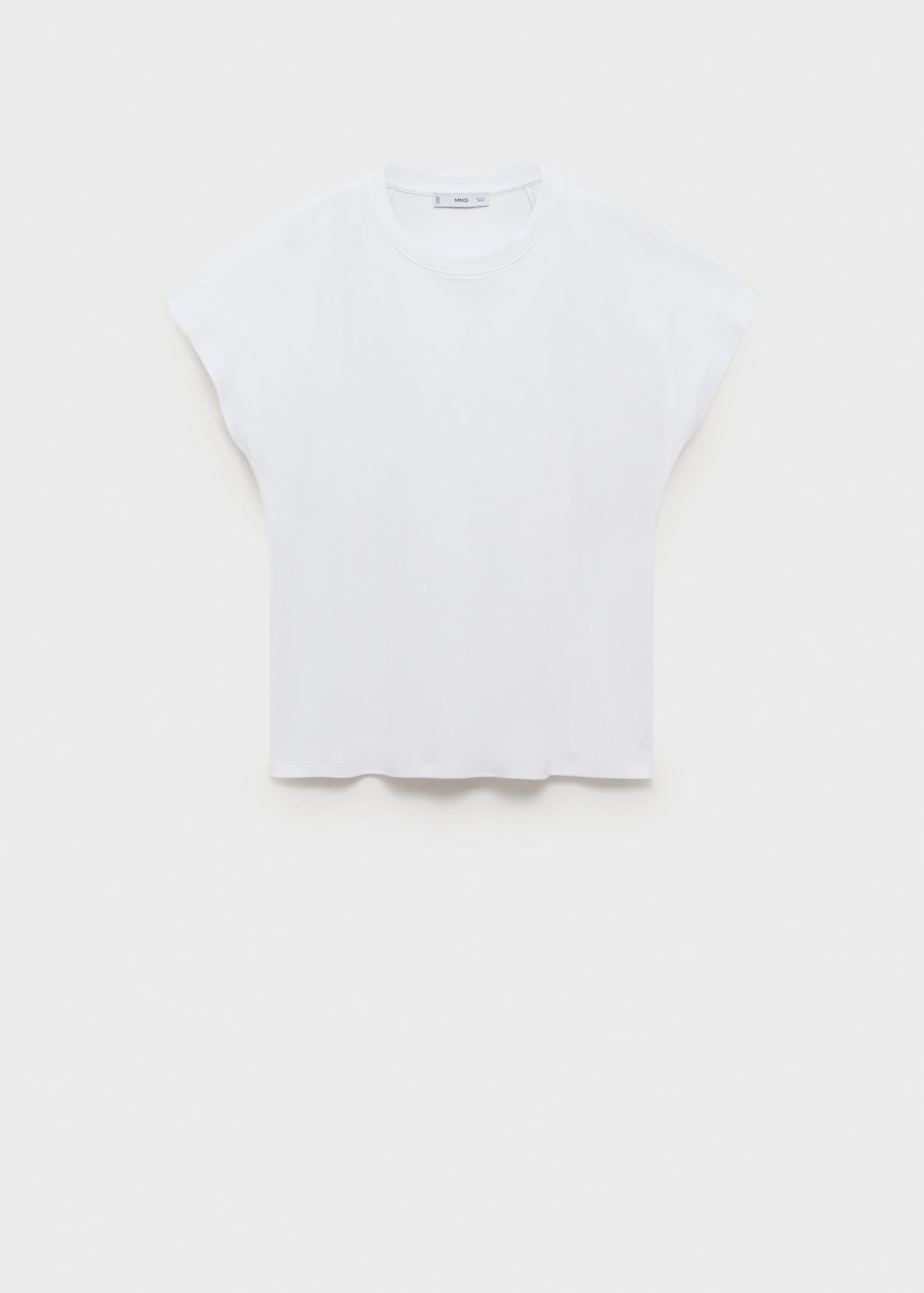 Rounded Neck Cotton T Shirt