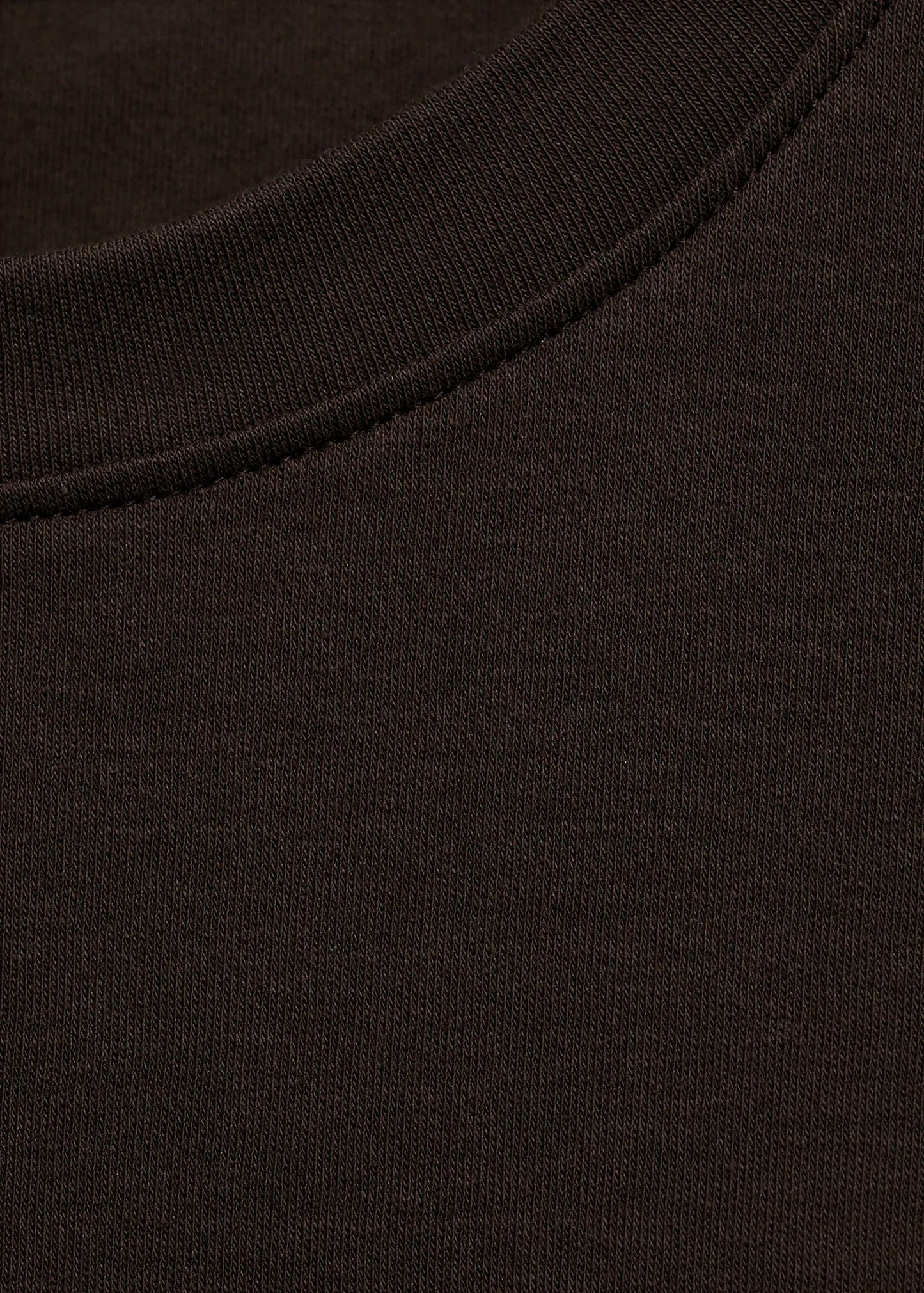 Rounded Neck Cotton T Shirt