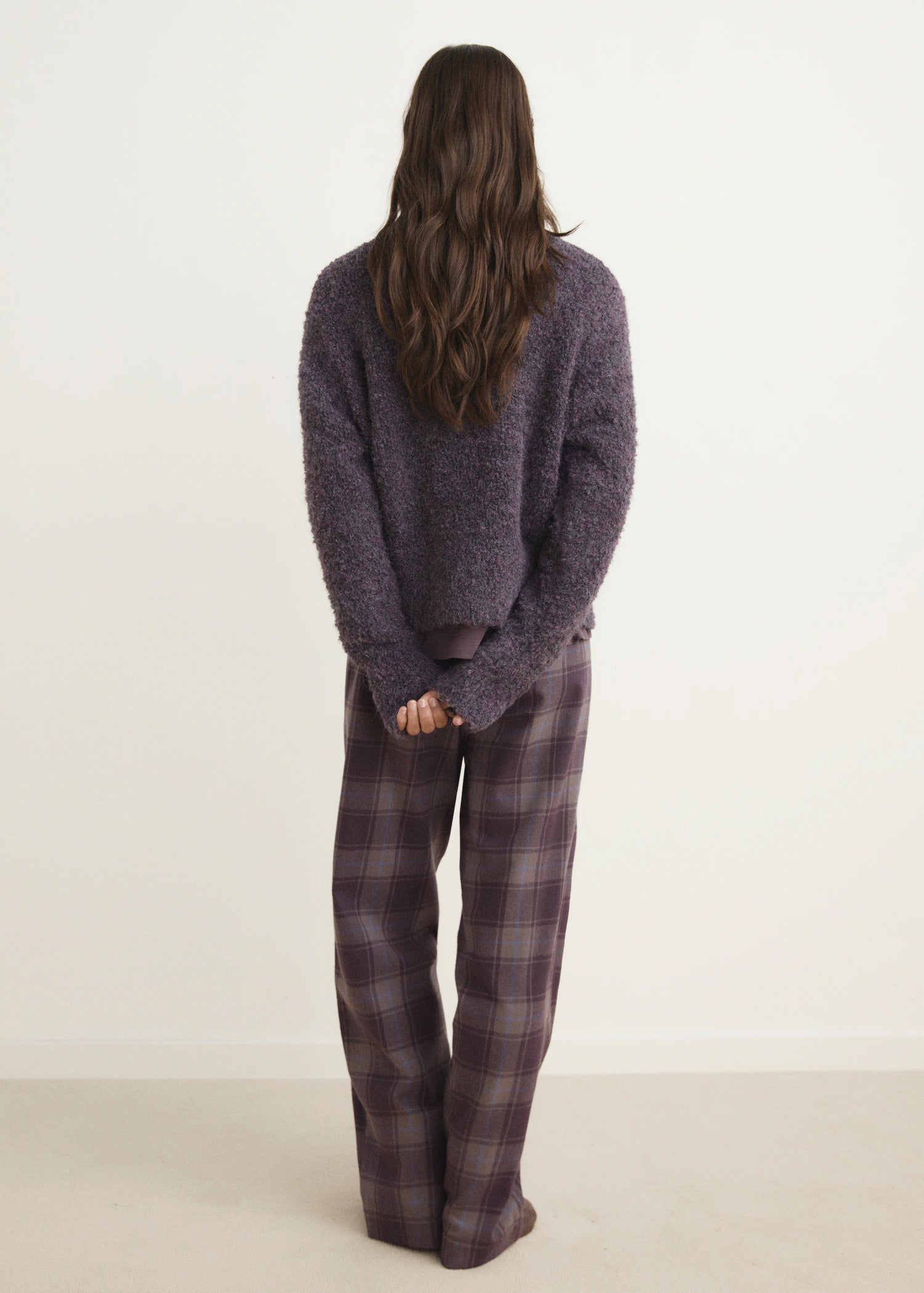 Round Neck Boucle Sweater