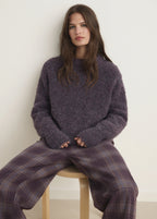 Round Neck Boucle Sweater