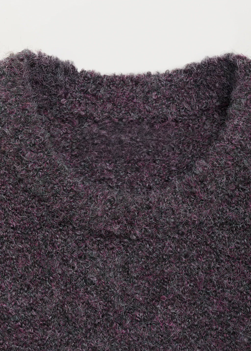 Round Neck Boucle Sweater