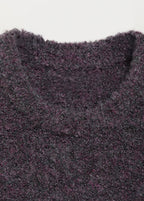 Round Neck Boucle Sweater