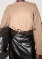 Round Neck Knitted Sweater