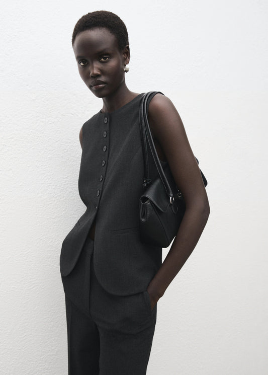 Round Neck Suit Waistcoat