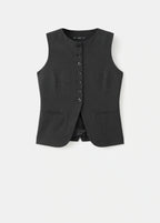 Round Neck Suit Waistcoat