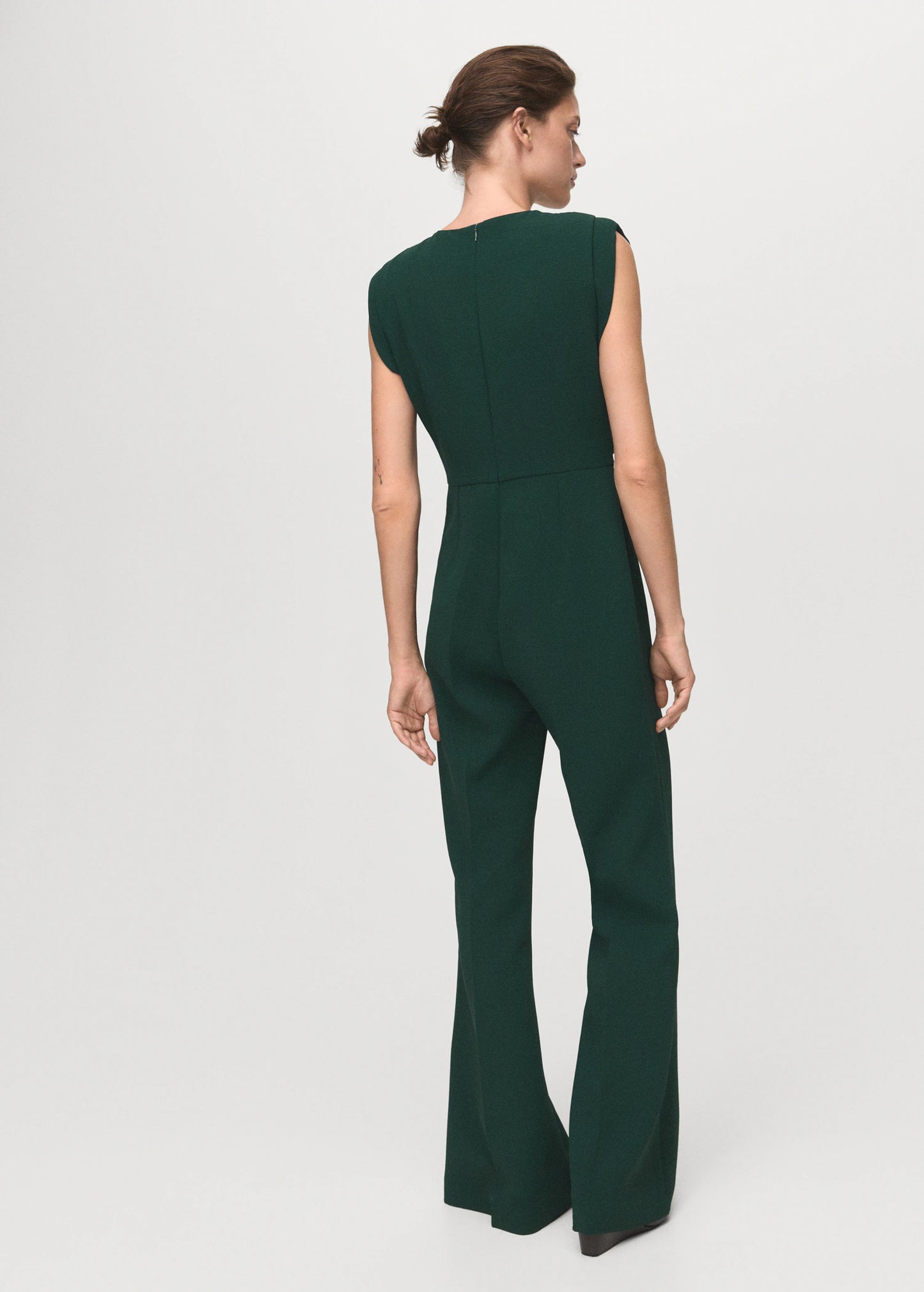 Ruched Long Jumpsuit