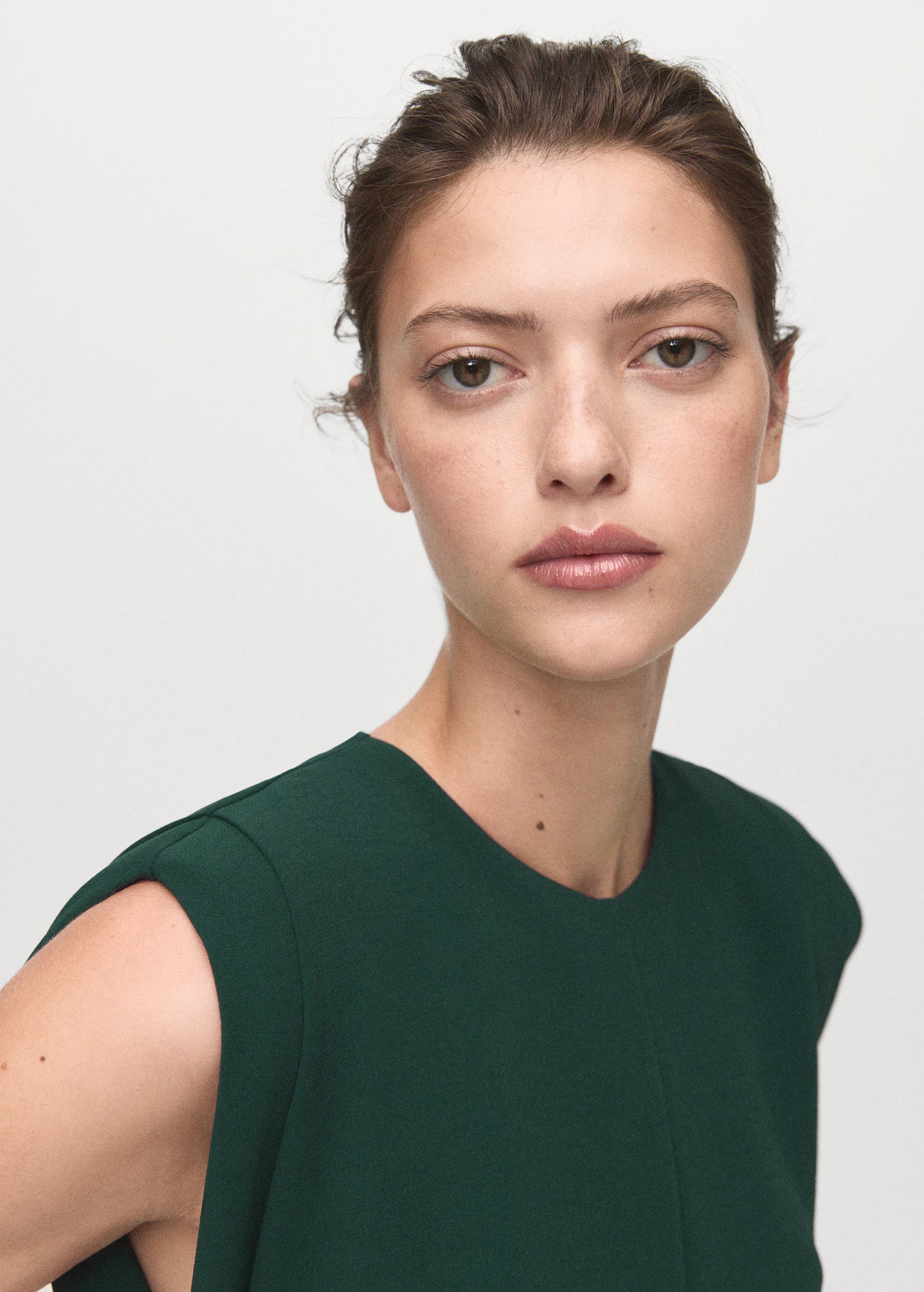 Ruched Long Jumpsuit