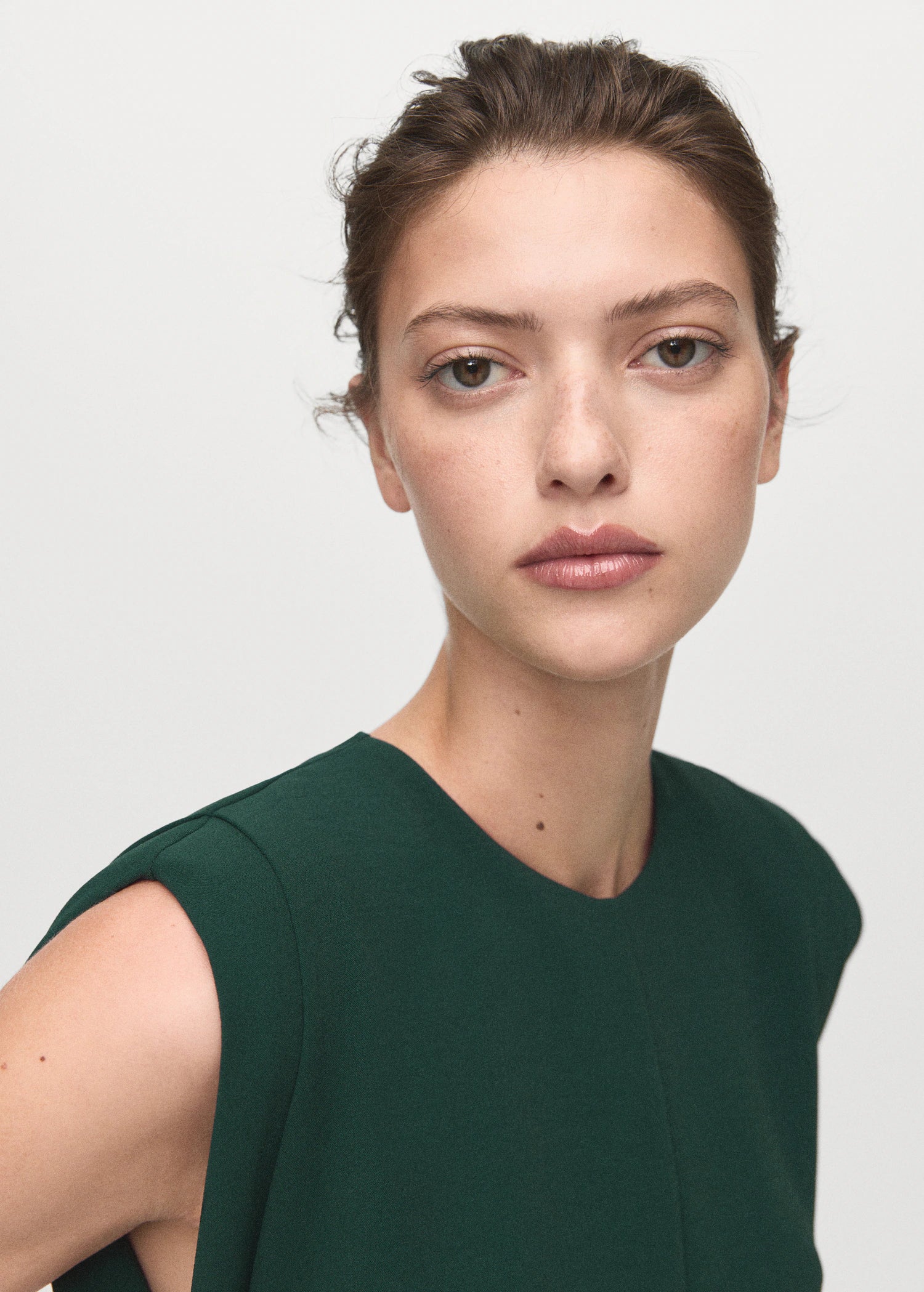 Ruched Long Jumpsuit