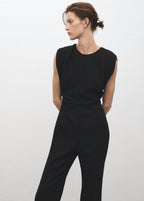 Ruched Long Jumpsuit
