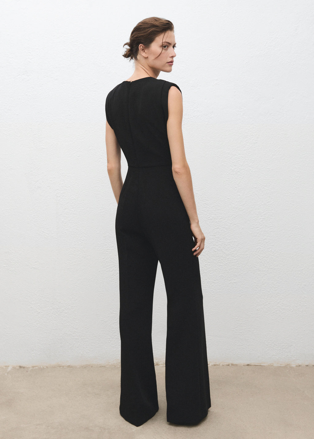 Ruched Long Jumpsuit