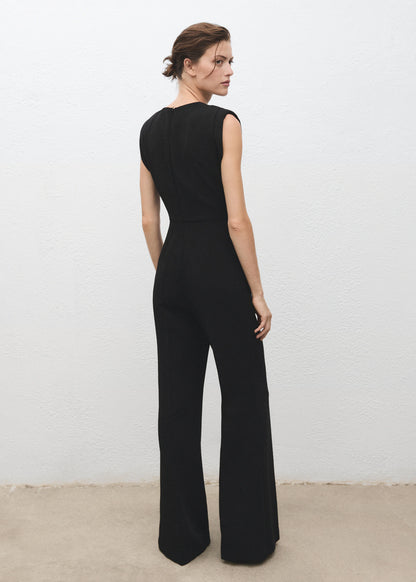 Ruched Long Jumpsuit
