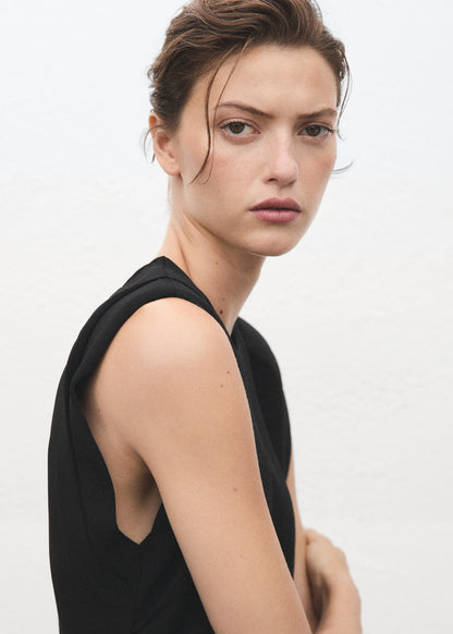 Ruched Long Jumpsuit