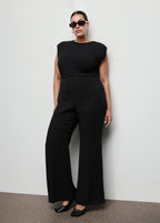 Ruched Long Jumpsuit