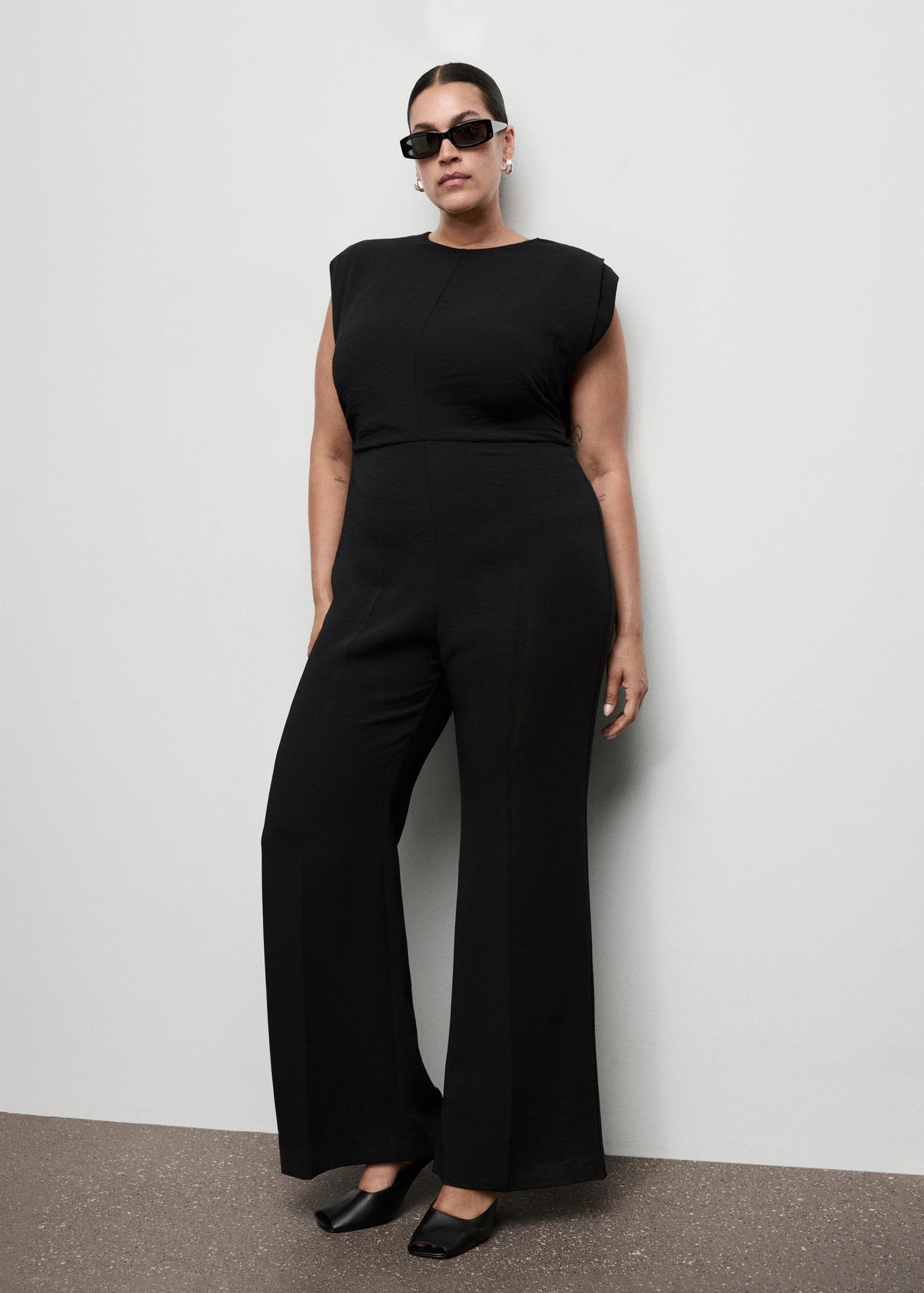 Ruched Long Jumpsuit