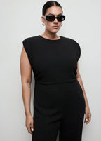 Ruched Long Jumpsuit