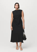 Ruched Midi Dress