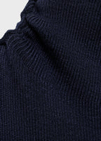 Ruched Turtleneck Sweater