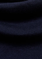 Ruched Turtleneck Sweater