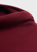 Ruched Turtleneck Sweater