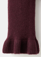 Ruffle  Knit Cardigan