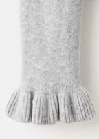 Ruffle  Knit Cardigan