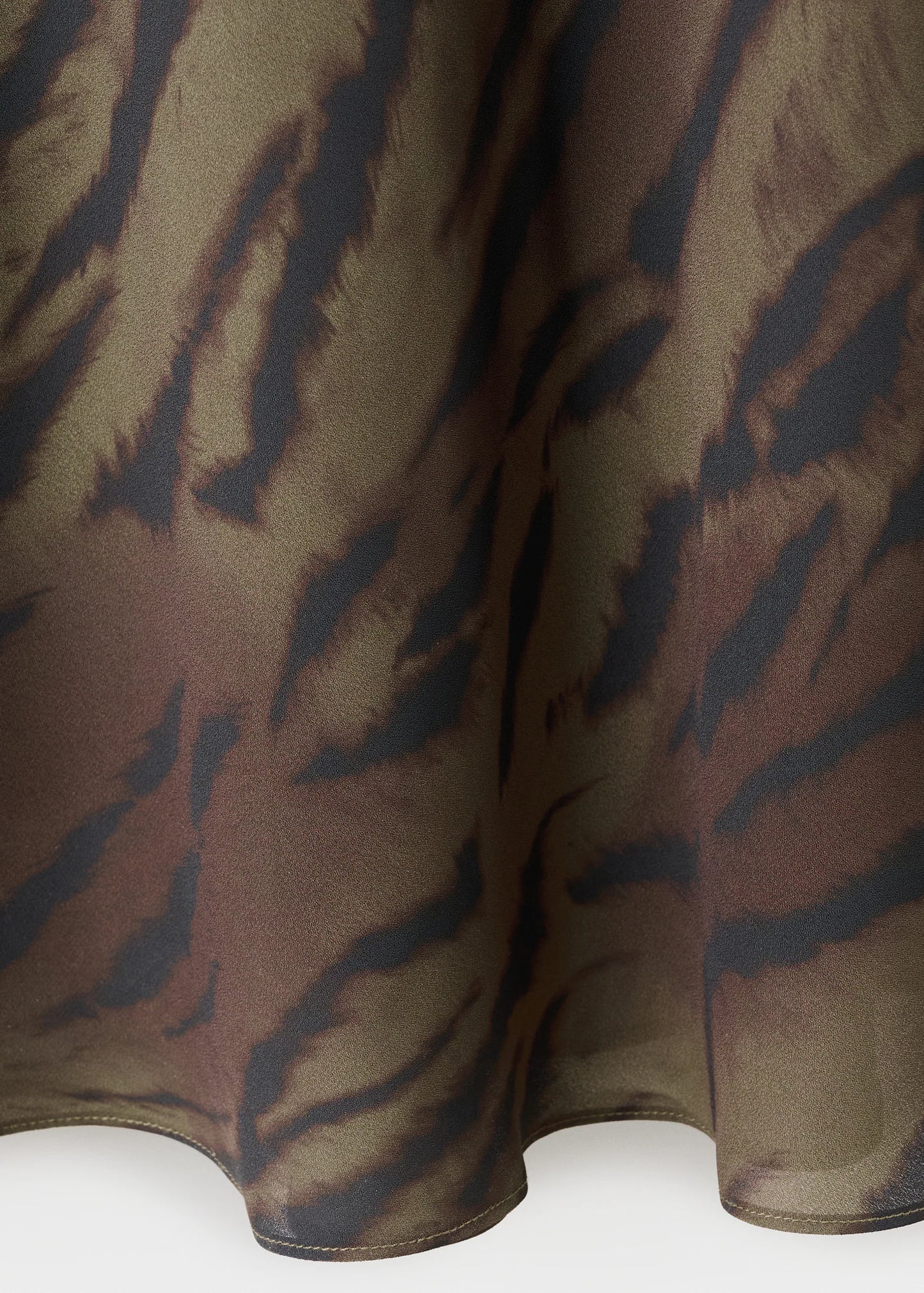 Satin Animal Print Dress