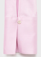 Satin Blouse With Draped Back