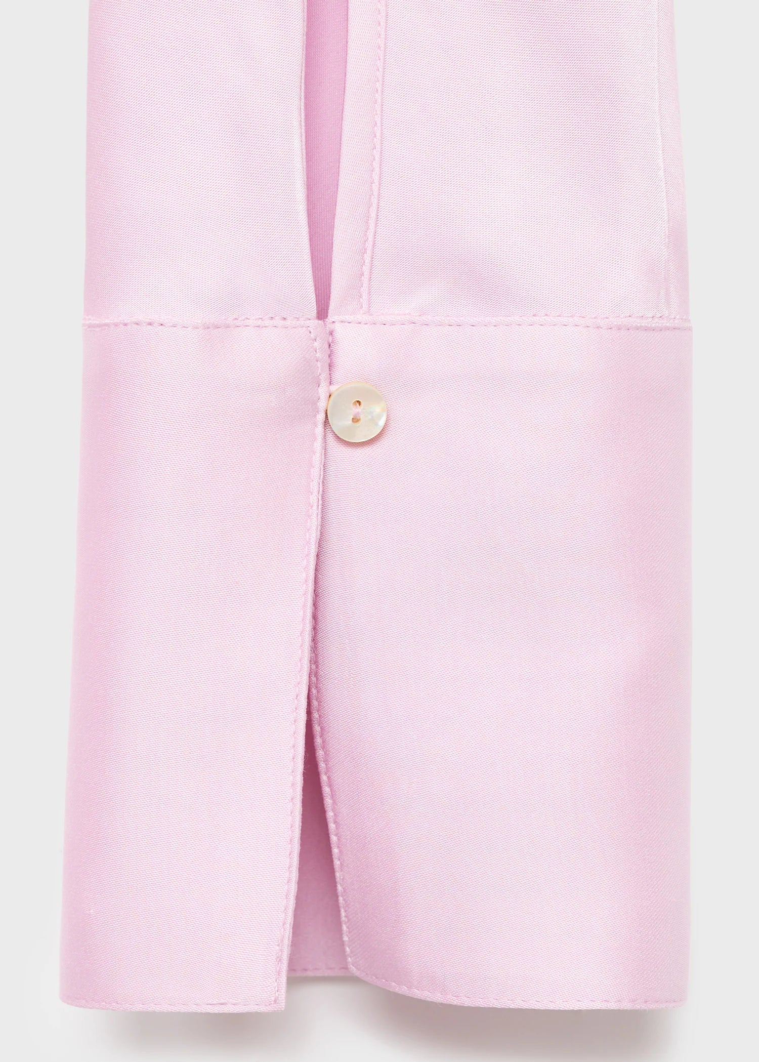 Satin Blouse With Draped Back