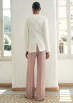 Satin Crinkle Effect Trousers