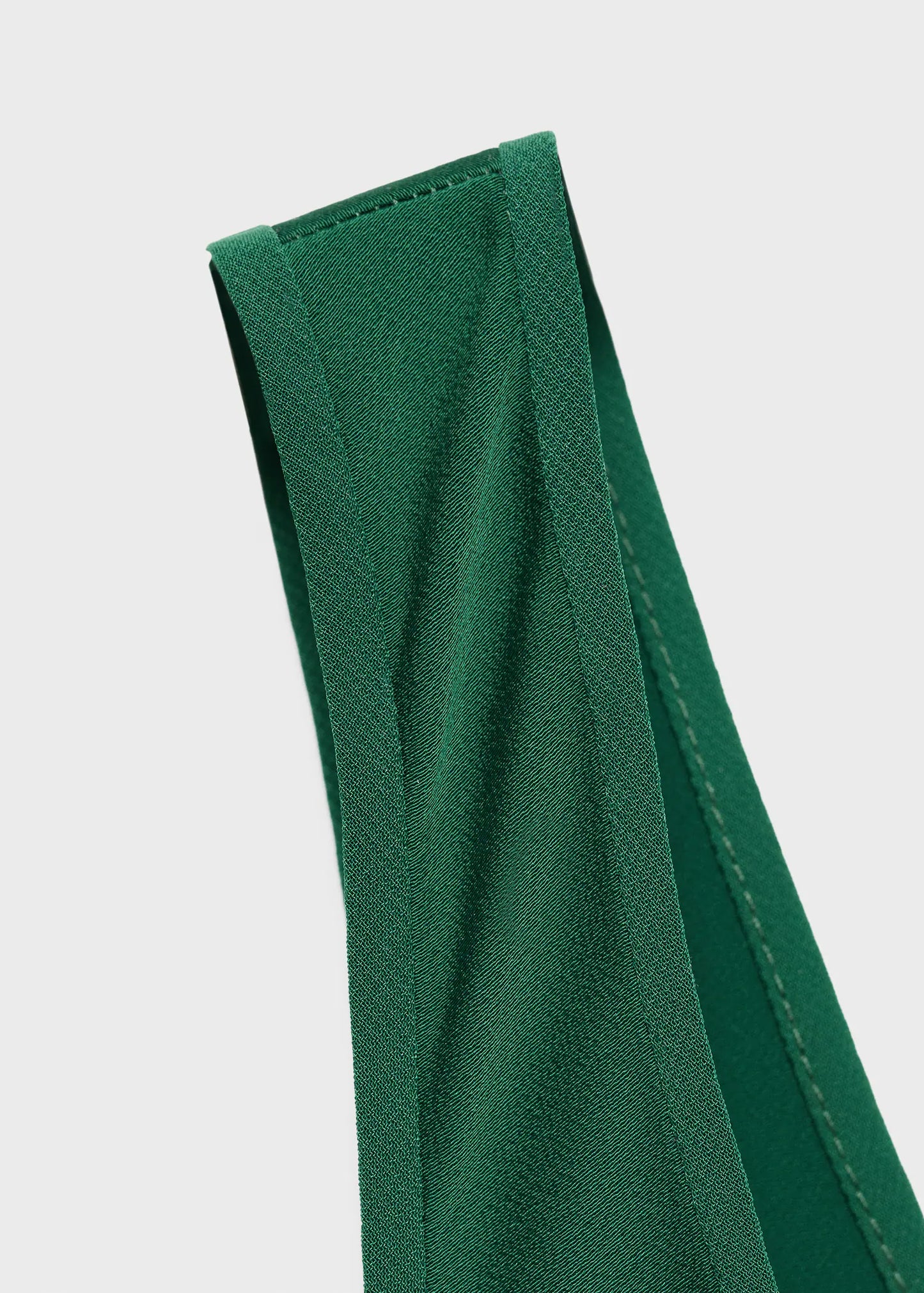 Satin Dress With A Low Cut Neckline