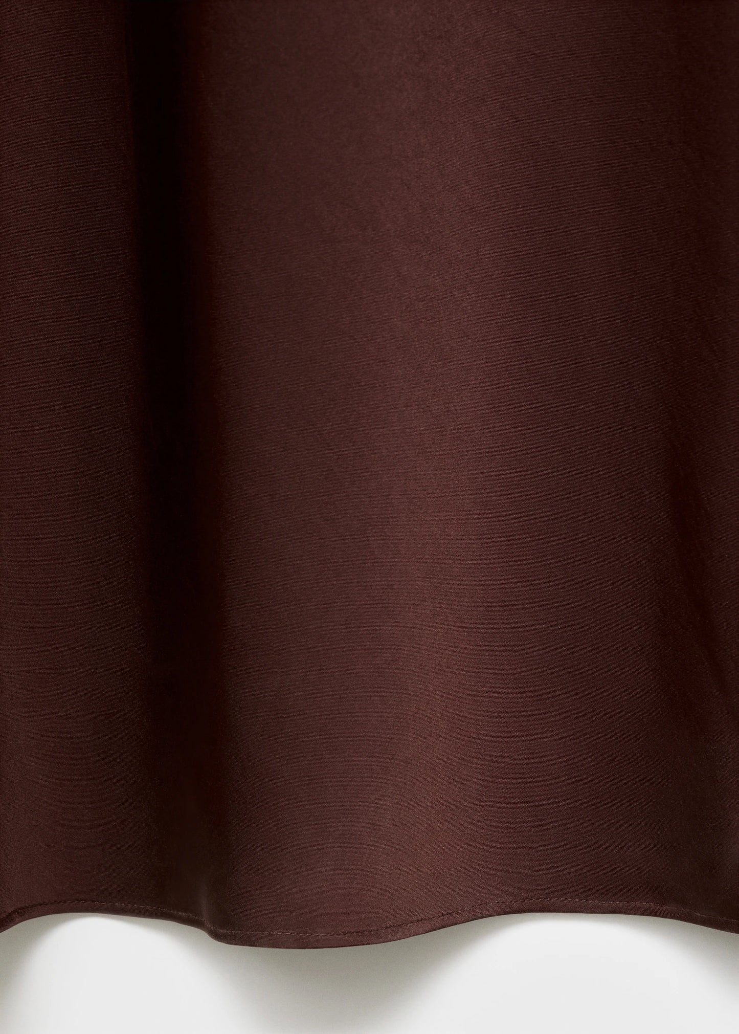 Satin Dress With Low Cut Neckline