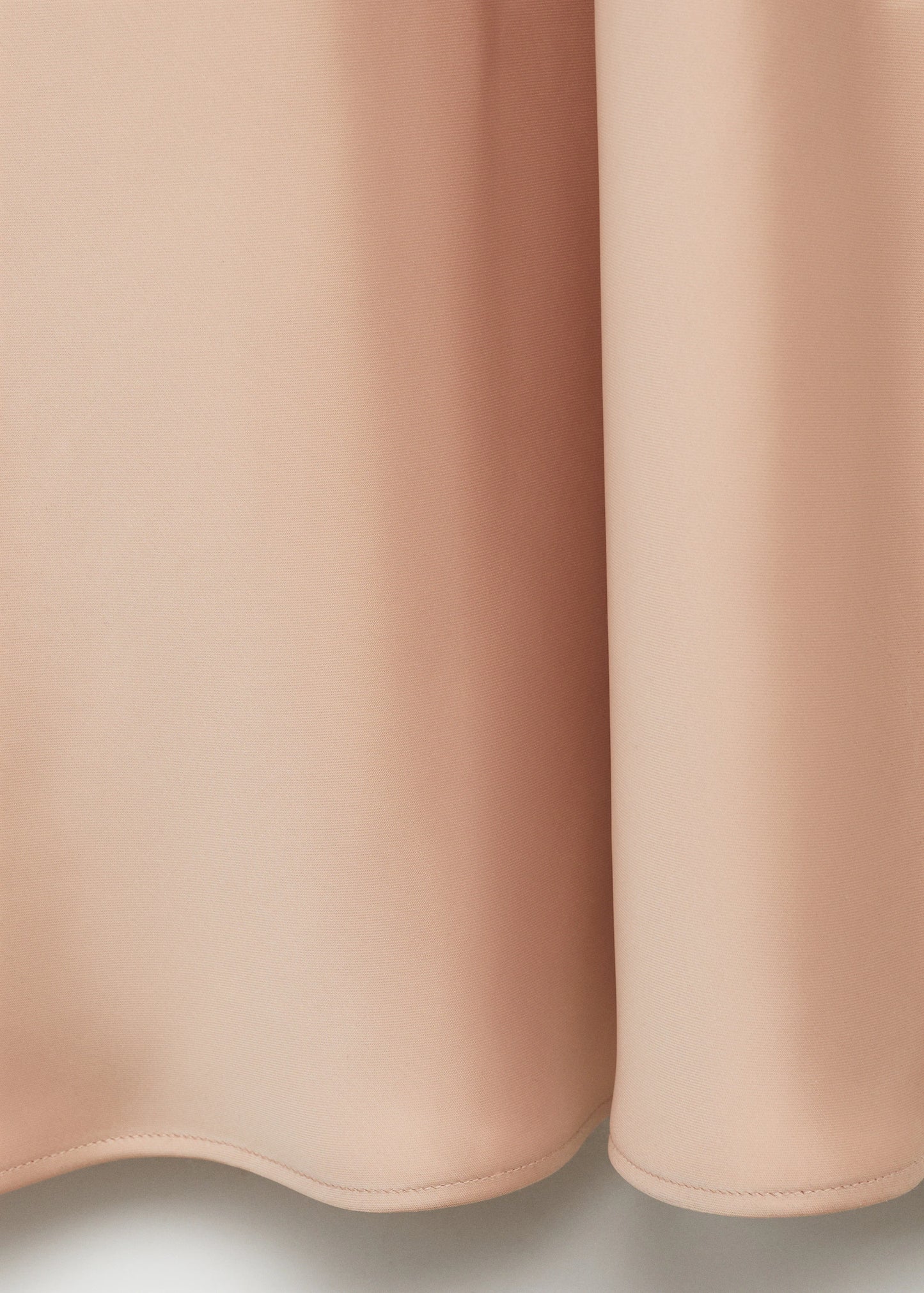 Satin Dress With Slit Sleeves